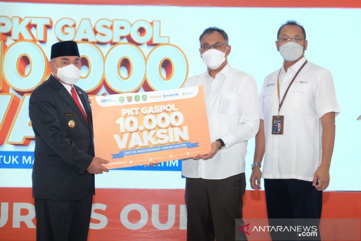 Pupuk Kaltim Gaspol 10.000 Vaksin Gelar Vaksinasi Tahap Dua di Samarinda