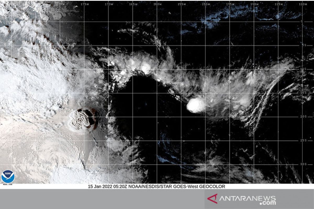 Tsunami akibat erupsi gunung api bawah laut Tonga memprihatinkan