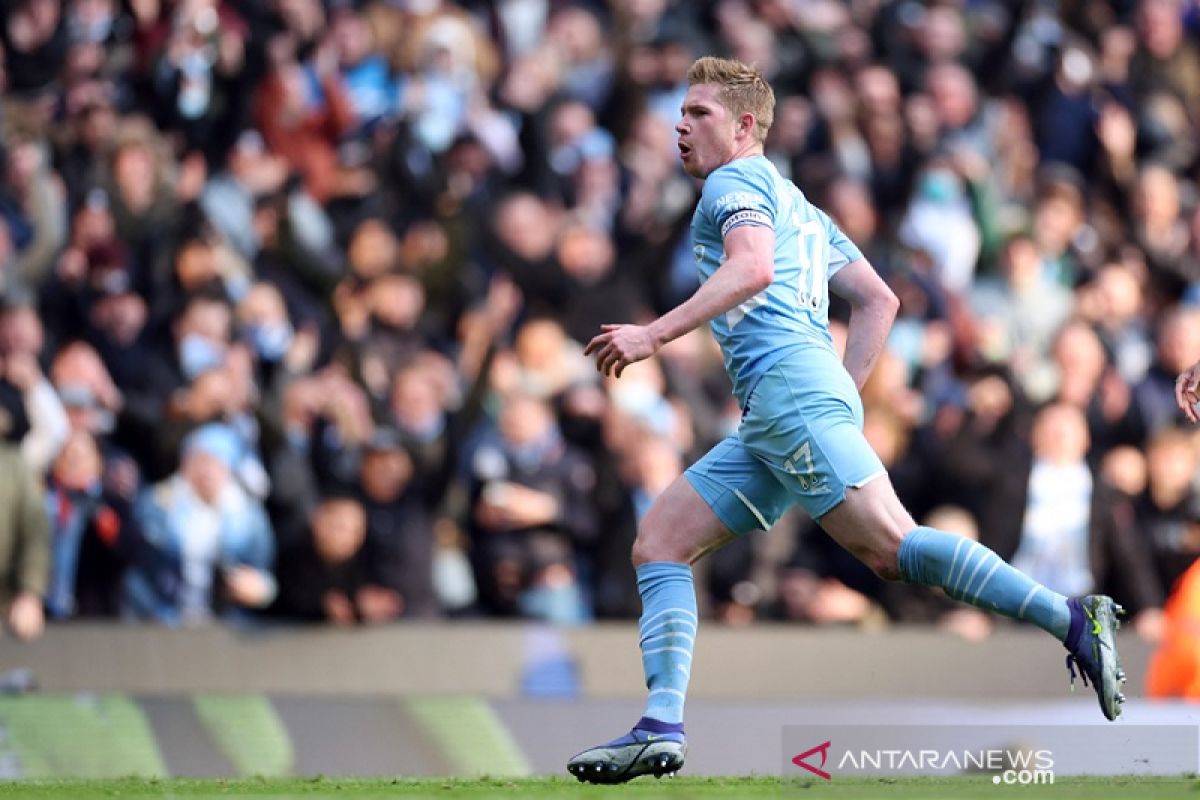 Liga Inggris: Gol tunggal De Bruyne bawa Manchester City jauhi Chelsea