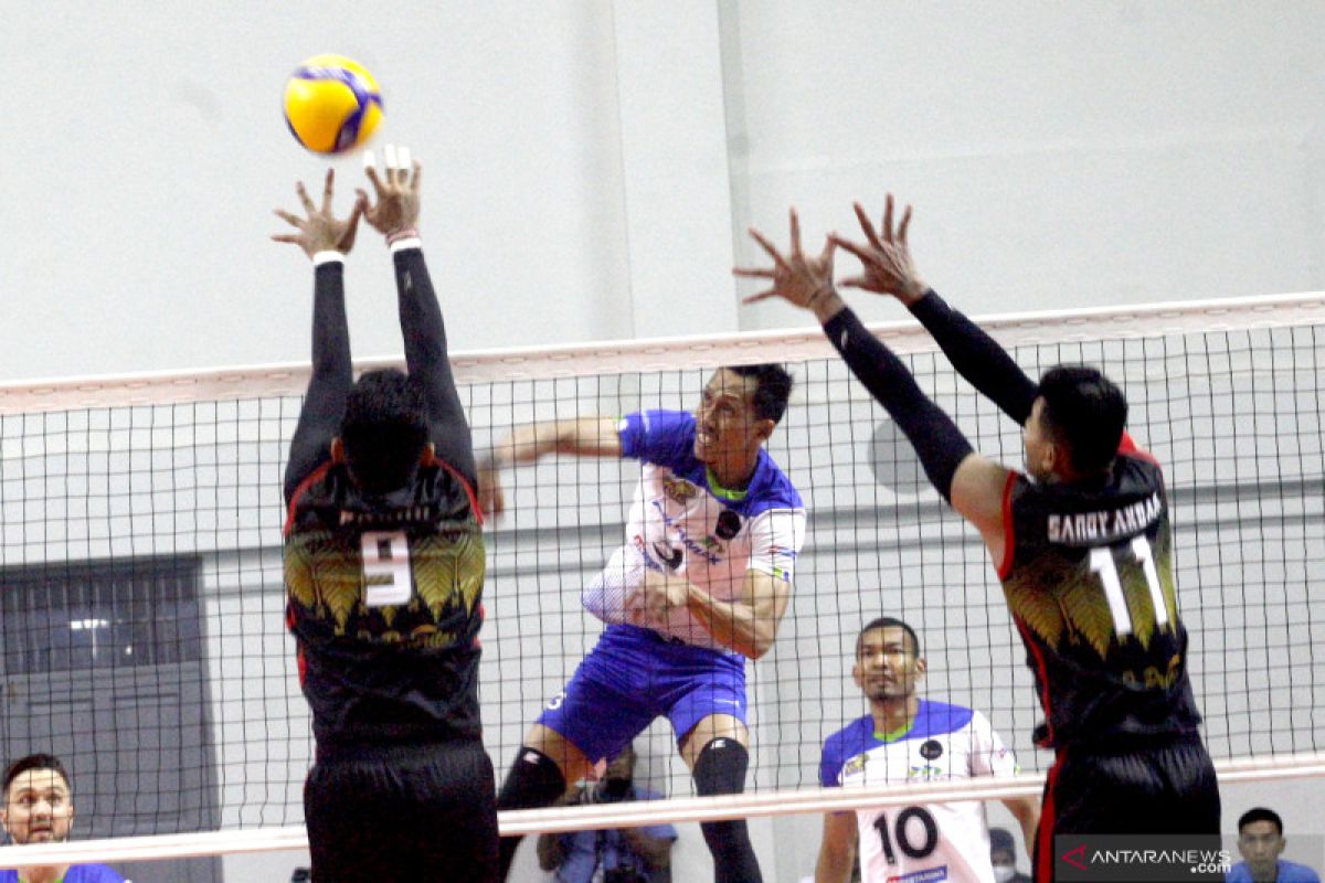 Proliga 2022 - Pertamina bayangi Samator di puncak klasemen