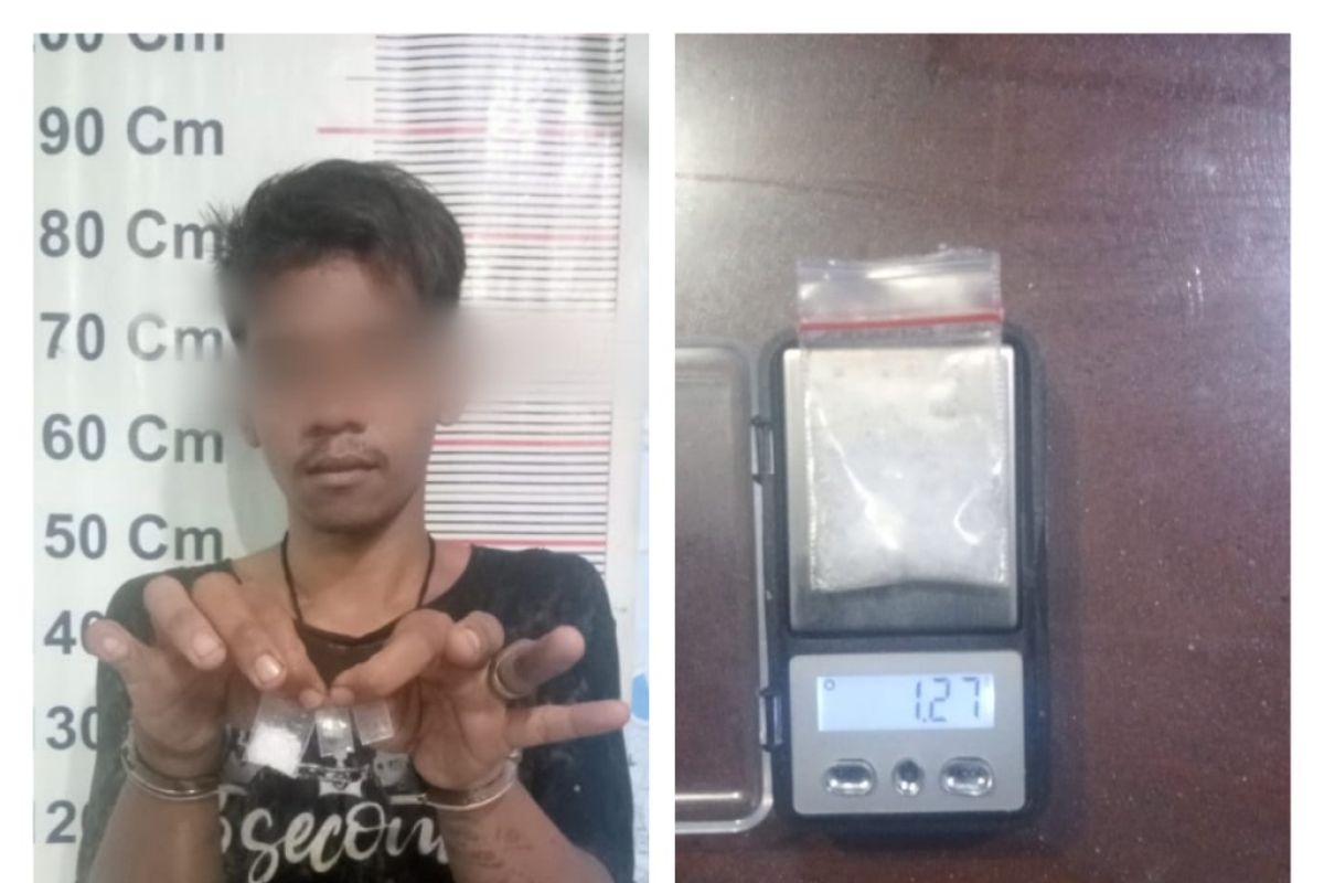 Polsek Kuala tangkap pemilik narkotika 1,27 gram