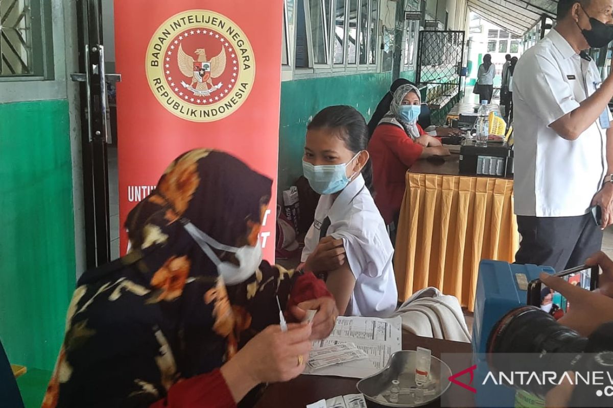 Vaksinasi pertama kelompok anak di Bangka capai 50,43 persen