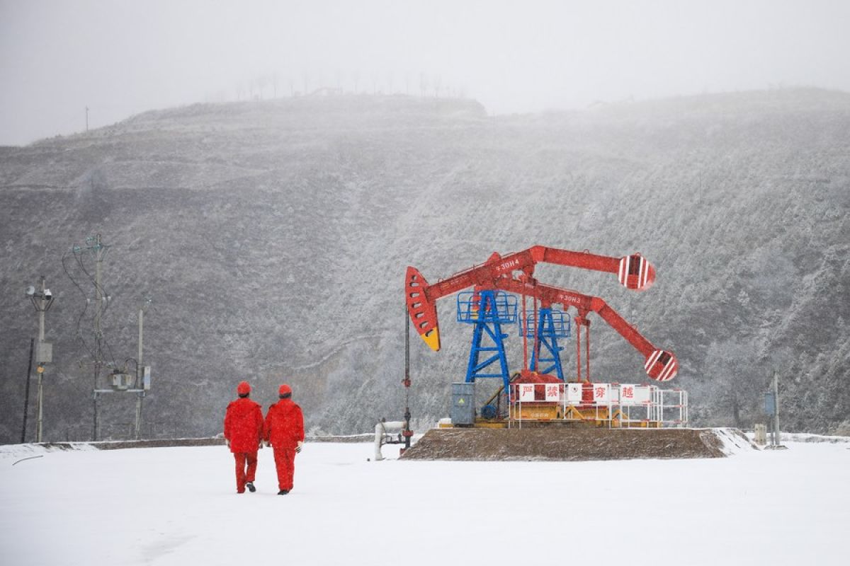Produksi harian gas alam di ladang minyak dan gas terbesar China torehkan rekor baru