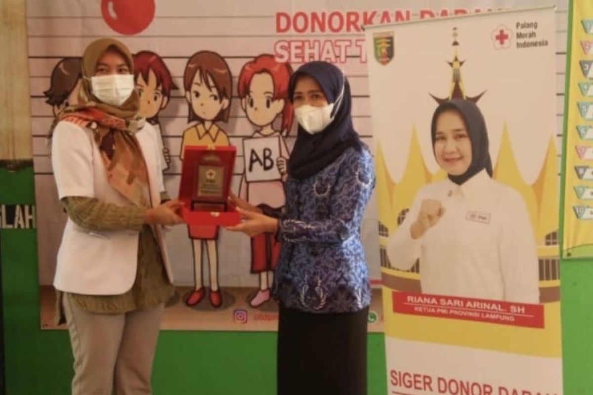 Sub Rayon 19 gelar donor darah di SMAN 9 Bandarlampung