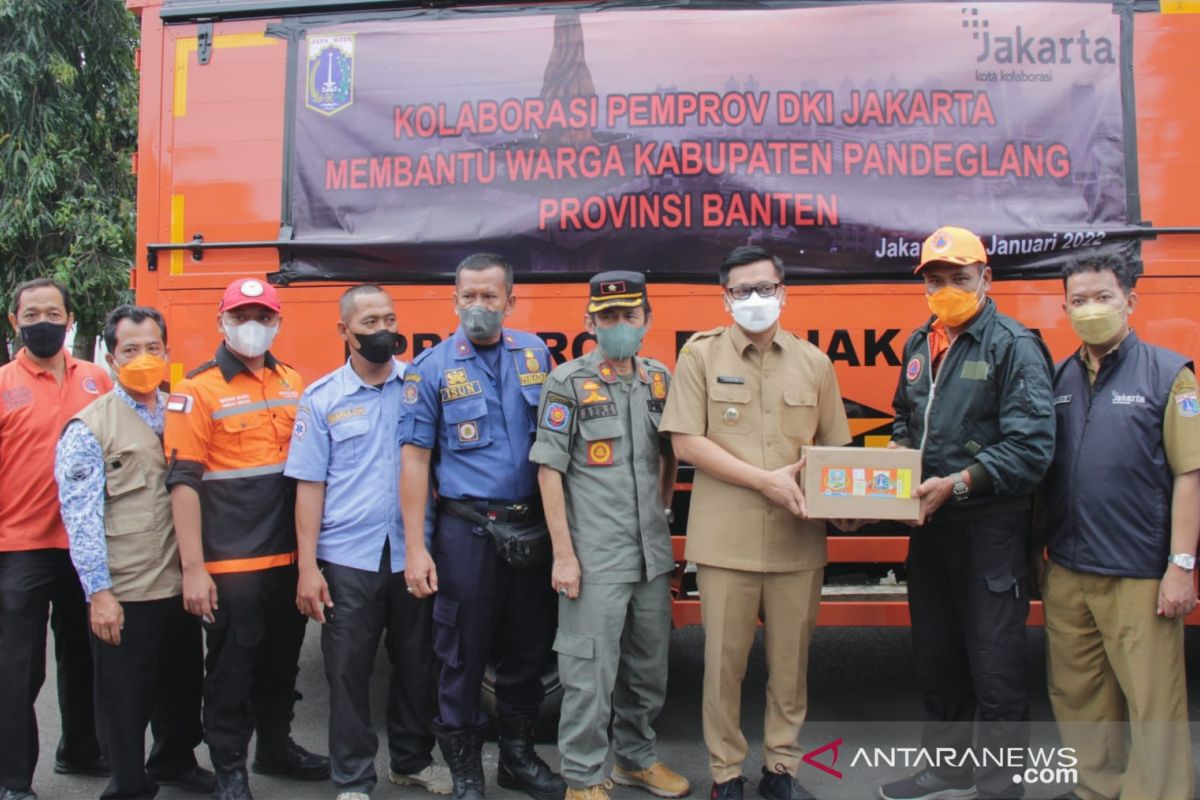 BPBD DKI distribusikan bantuan untuk warga terdampak gempa Pandeglang