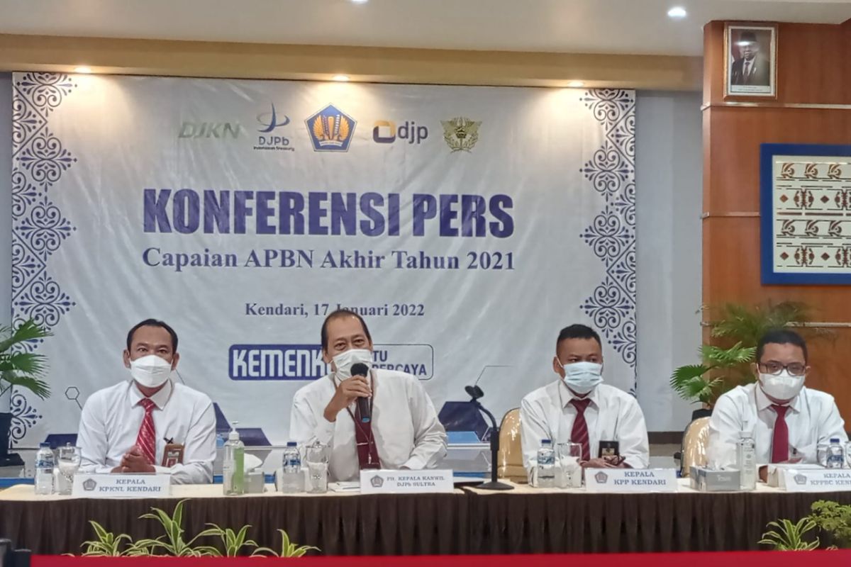 Kanwil DJPb sebut realisasi APBN 2021 Sultra menggembirakan