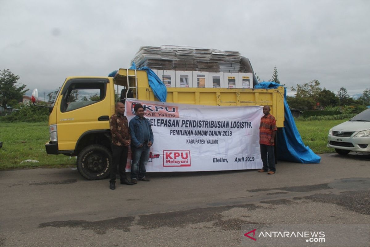 KPU Yalimo jadwalkan 22 Januari distribusi logistik PSU Pilkada