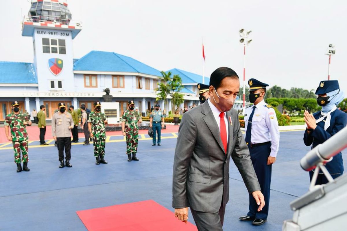 Presiden Joko Widodo bertolak menuju Jawa Barat