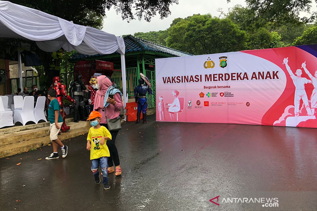 Polsek Pasar Minggu percepat vaksinasi anak dengan jemput bola