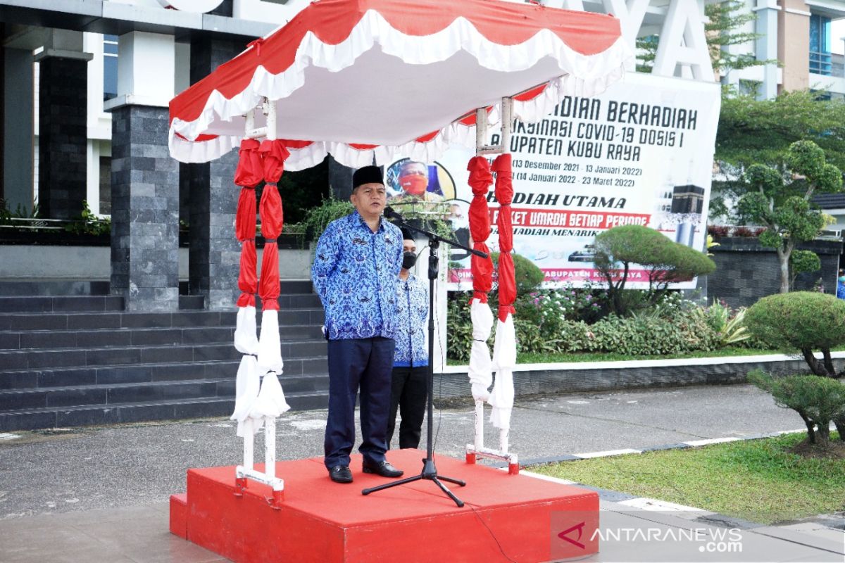 Tiga aspek profesional anggota Korpri jadi perhatian Sekda Kubu Raya