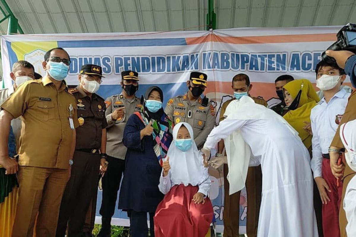 Sebanyak 51.606 anak jadi sasaran vaksinasi COVID-19 di Aceh Timur