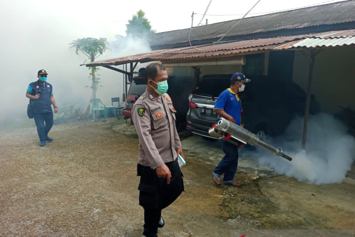 Polres Agam fogging Mako antisipasi penularan Demam Berdarah Dengue