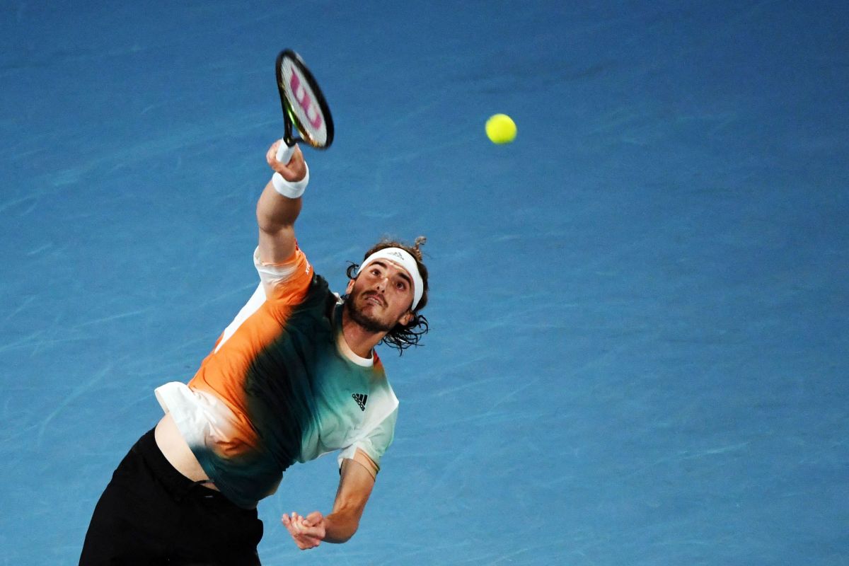 Tsitsipas lalui babak pertama Australian Open dengan percaya diri