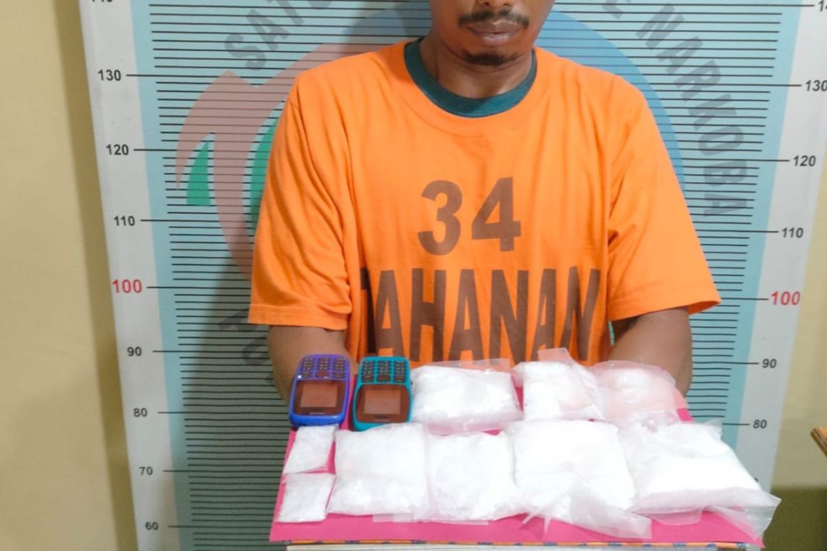 Geledah rumah, Polisi temukan  500 gram Paket Narkotika