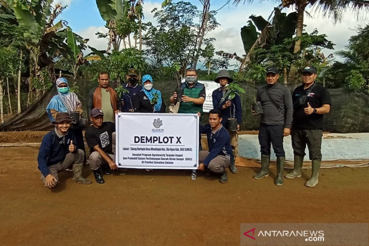 Jejak Bumi OKU Sumsel lakukan pendampingan program rehabilitasi hutan