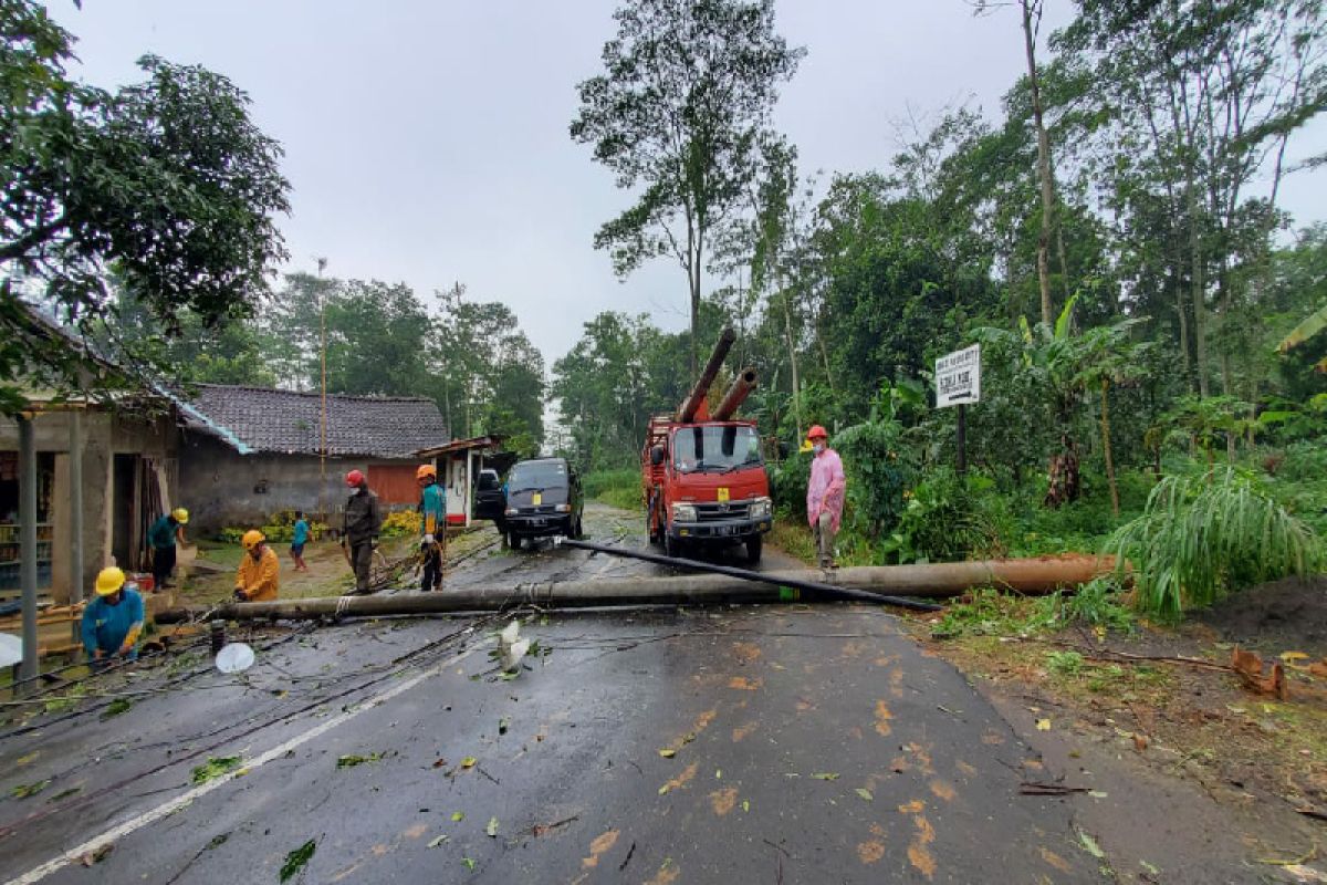 PLN berhasil pulihkan gangguan listrik akibat cuaca di Kabupaten Semarang