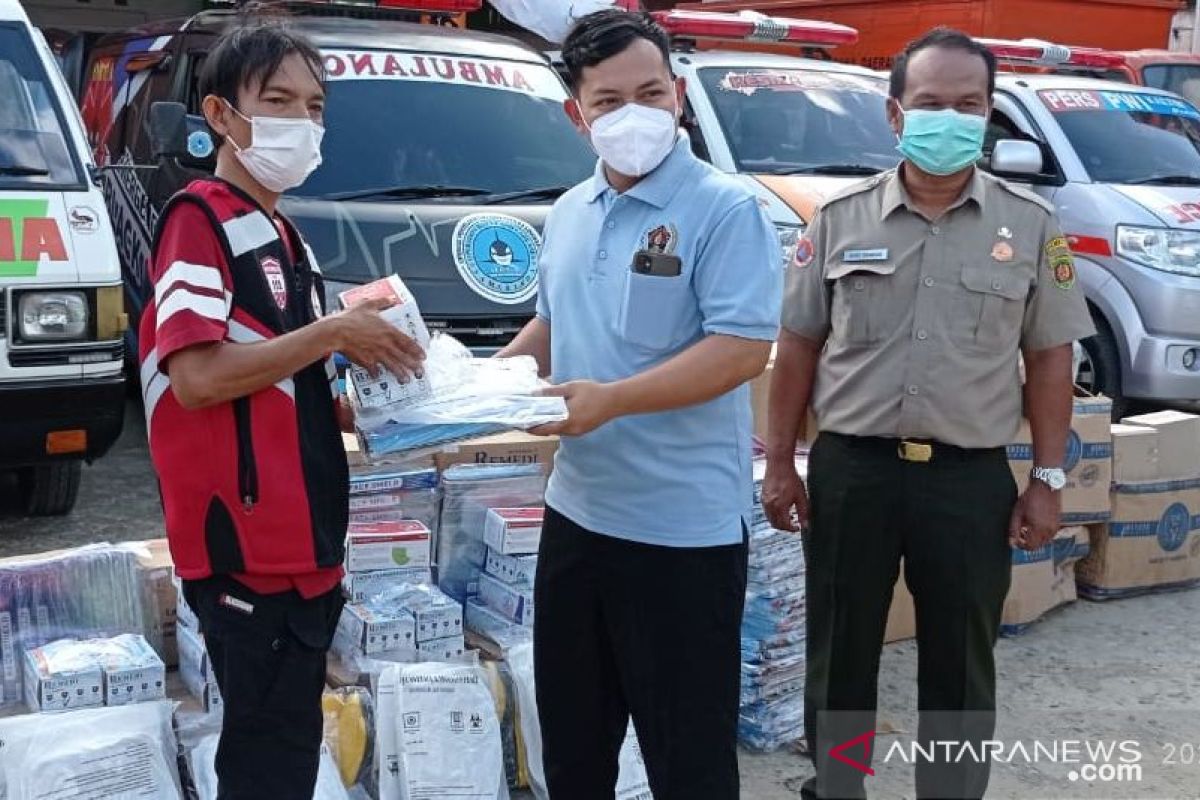 BPBD Kota Samarinda bantu perlengkapan kesehatan untuk relawan ambulance