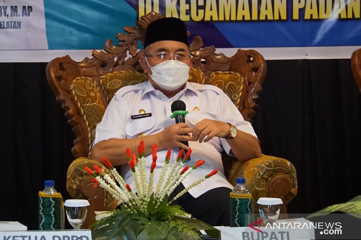 Bupati hadiri  Musrenbang RKPD Kecamatan Padang Batung