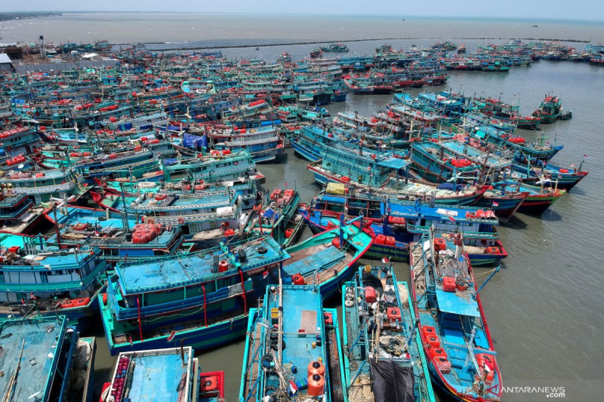 South Kalimantan detains 28 cantrang boats for illegal fishing