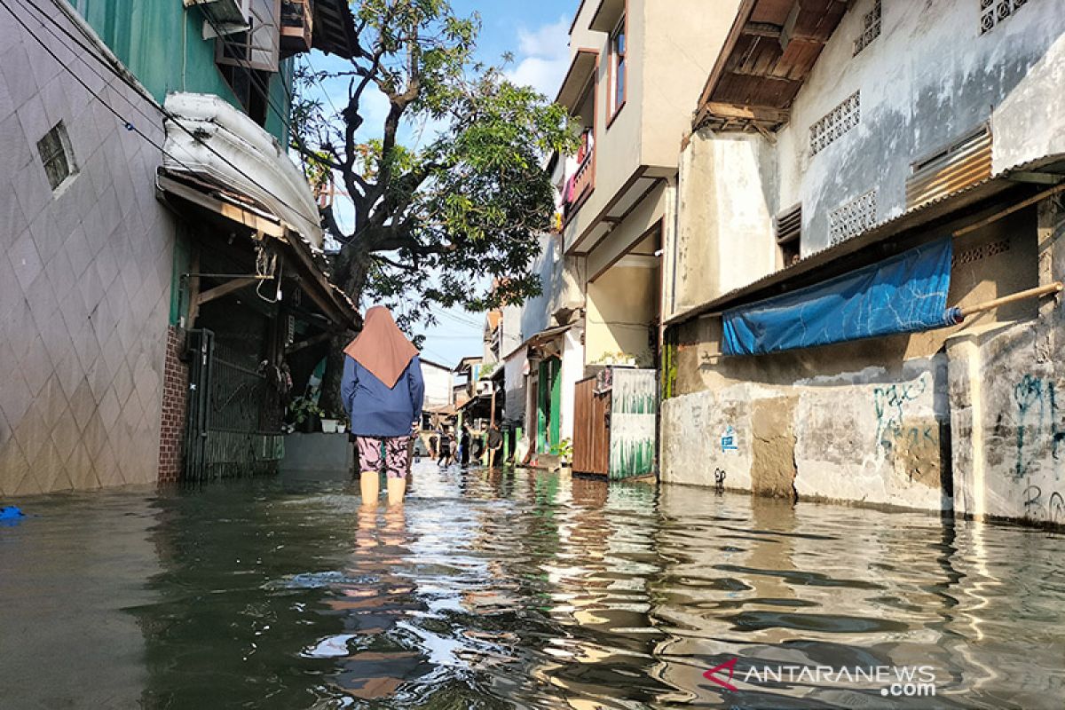 Sebelas RT di Tegal Alur Jakarta Barat terendam banjir sejak dini hari