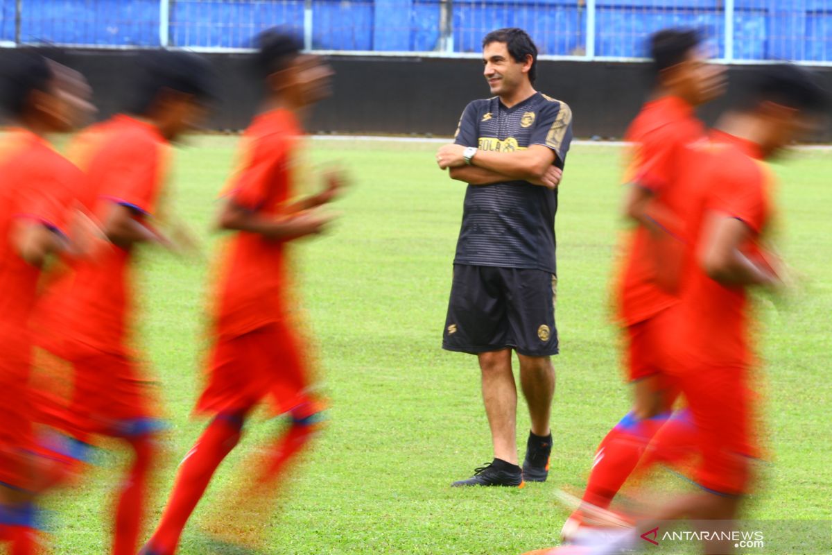 Arema FC geber latihan saat jeda kompetisi Liga 1