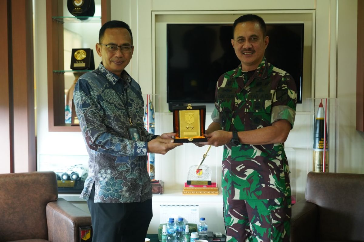 Pangdam XIII/Merdeka terima kunjungan Pimpinan Kanwil BRI Manado