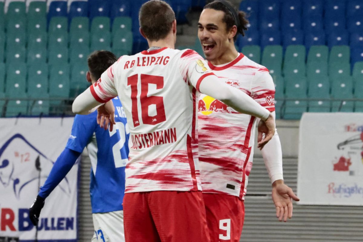 Taklukkan lawan masing-masing, Leipzig dan Hannover ke perempat final Piala Jerman