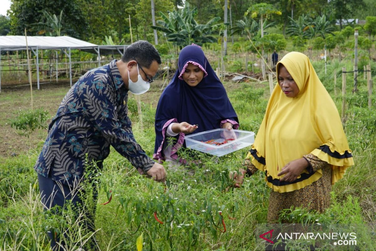 Wabup Gorontalo Utara mendukung pengembangan kebun PKK desa