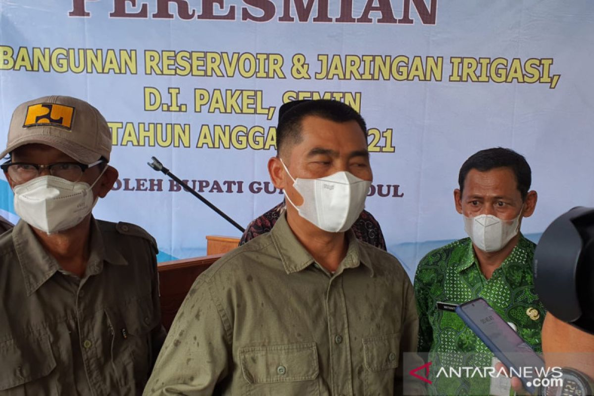 Pemkab Gunung Kidul meresmikan jaringan irigasi di Semin