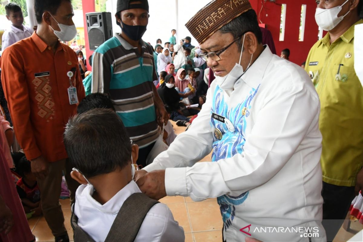 Binda Gorontalo gelar vaksinasi untuk anak di dua kecamatan pesisir