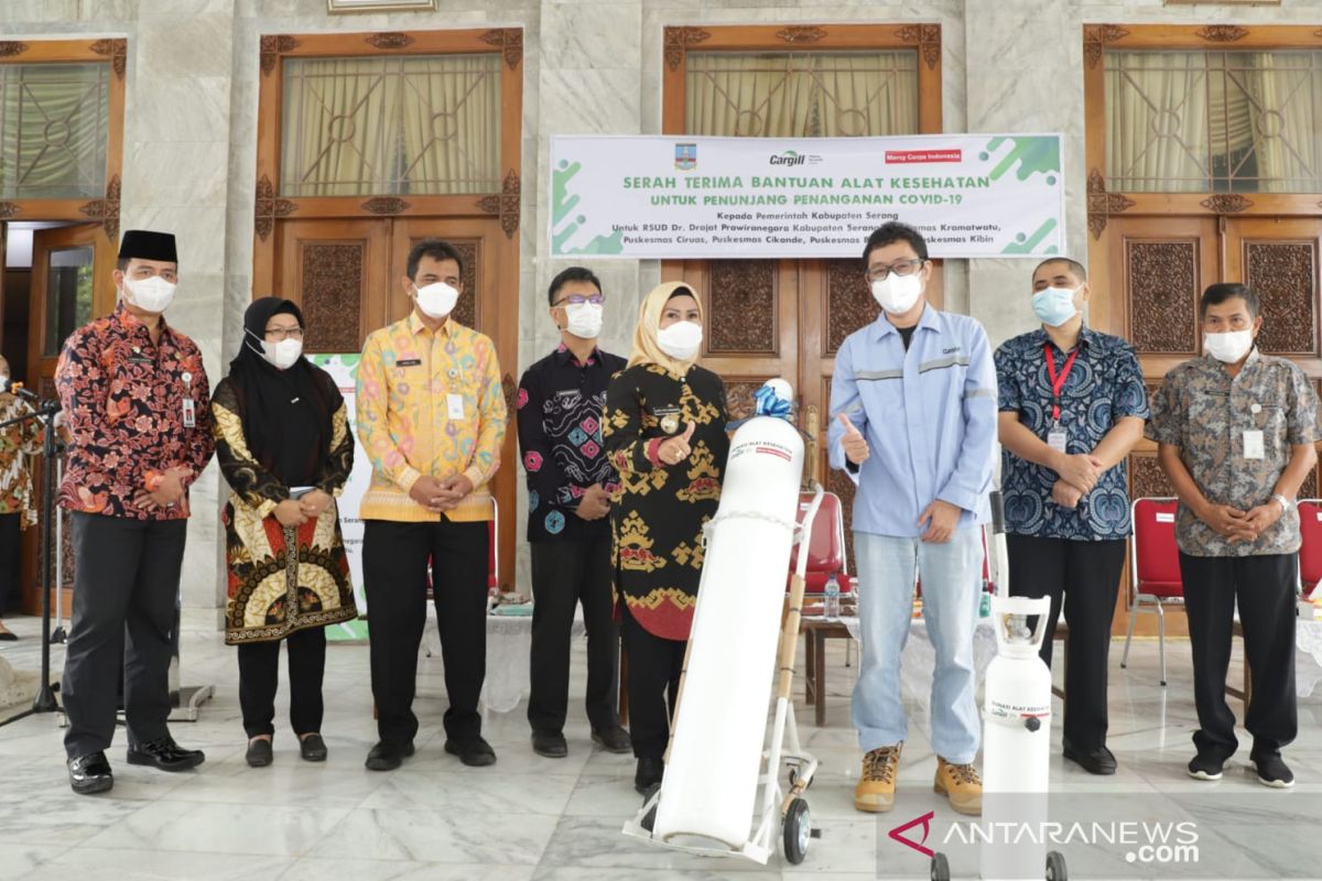 Hadapi Omicron, Pemkab Serang Dapat Bantuan Alat Kesehatan