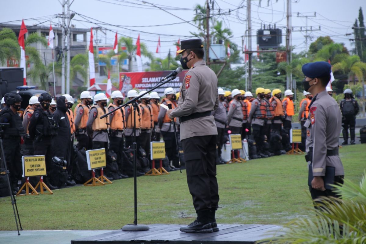 Anggota Brimob Kalbar harus selalu siap jalankan tugas