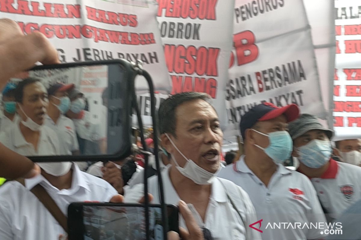 Anggota KSP-SB di Kota Bogor sampaikan empat tuntutan pencairan simpanan