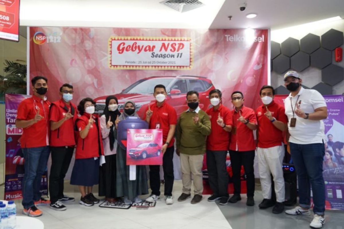 Pelanggan Telkomsel di Binjai dapat hadiah mobil di Program Gebyar NSP 11