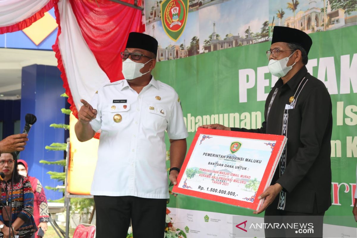 Pemprov Maluku bantu pembangunan Masjid Asrama Haji Rp1,5 miliar, patut beramal