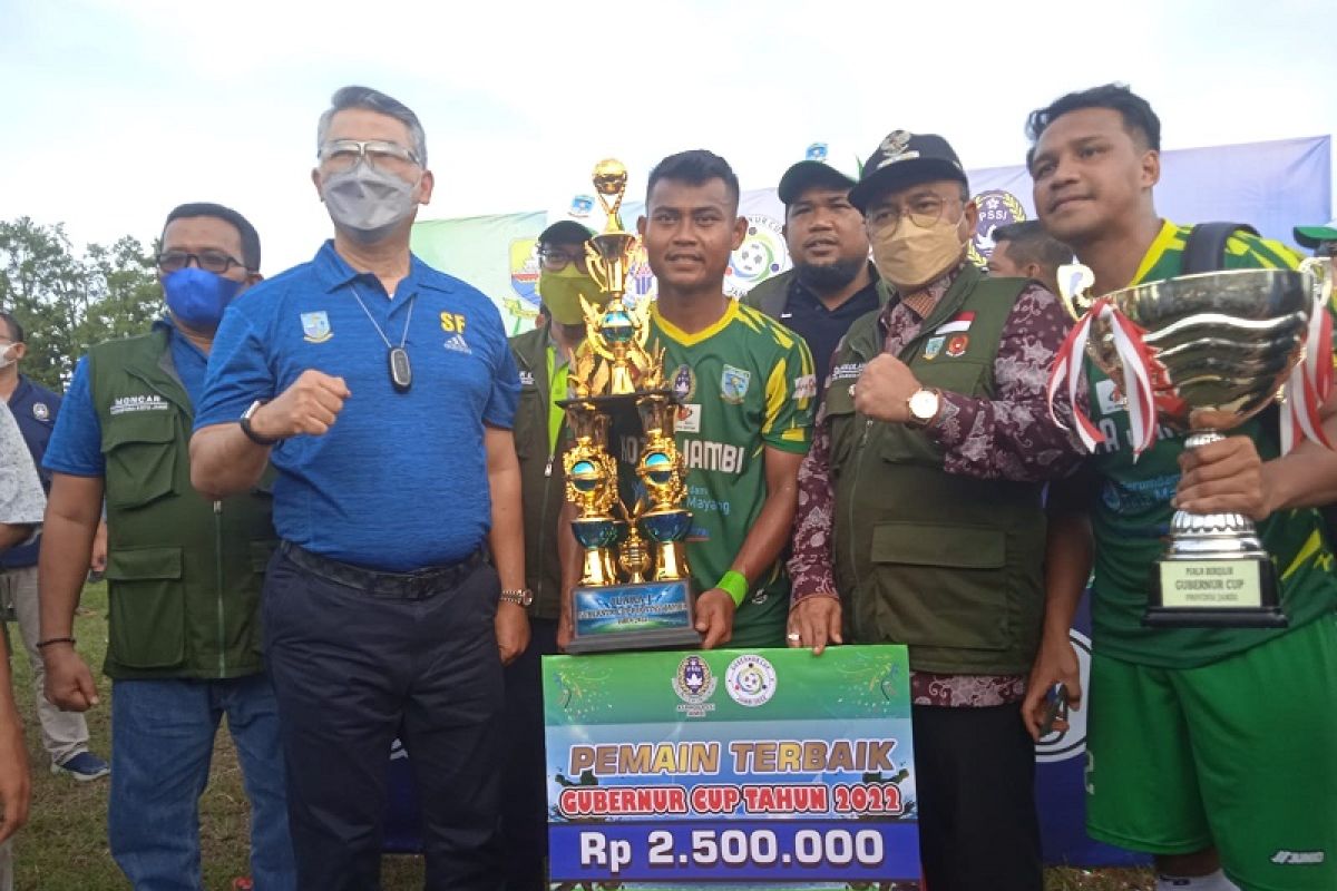 Kota Jambi juara Gubernur Cup setelah kalahkan Muaro Jambi 2-0