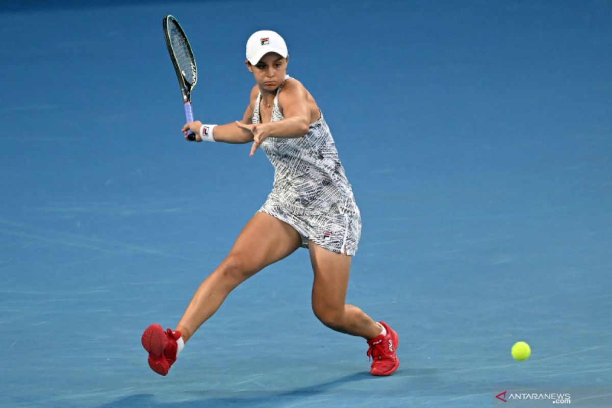 Barty belum terhentikan di perempat final Australian Open 2022