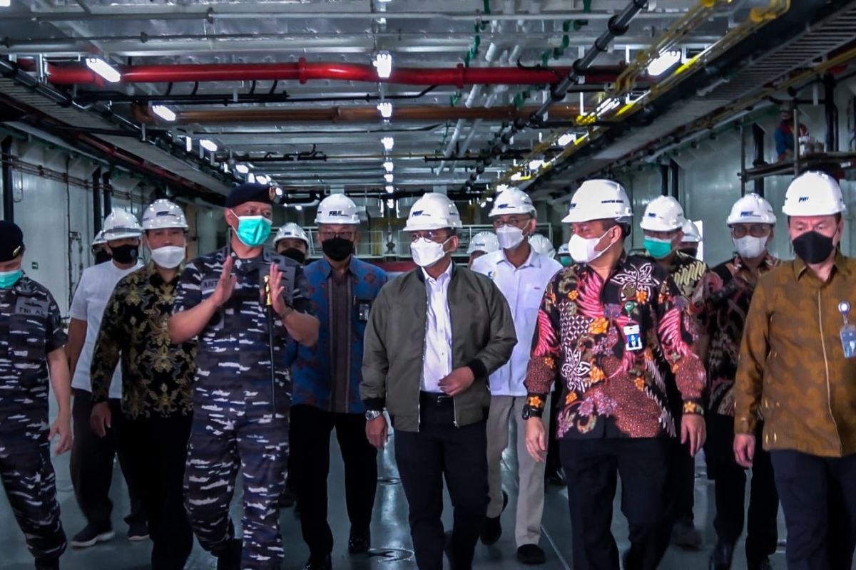 Wamenkeu tinjau progres penggunaan PMN 2021 di PAL Indonesia