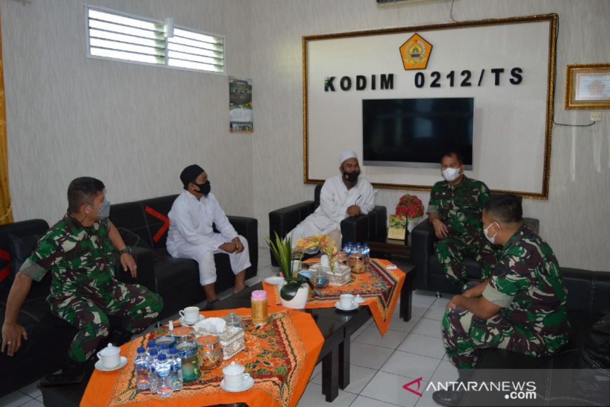 Pimpinan ponpes di Padangsidimpuan jalin komunikasi bersama Dandim 0212/TS