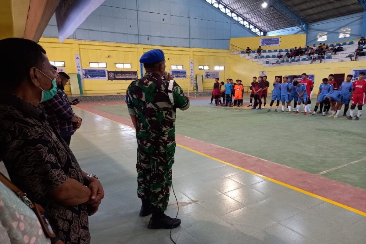 Turnamen futsal Piala Dansubdenpom I /I Tebing Tinggi resmi digelar