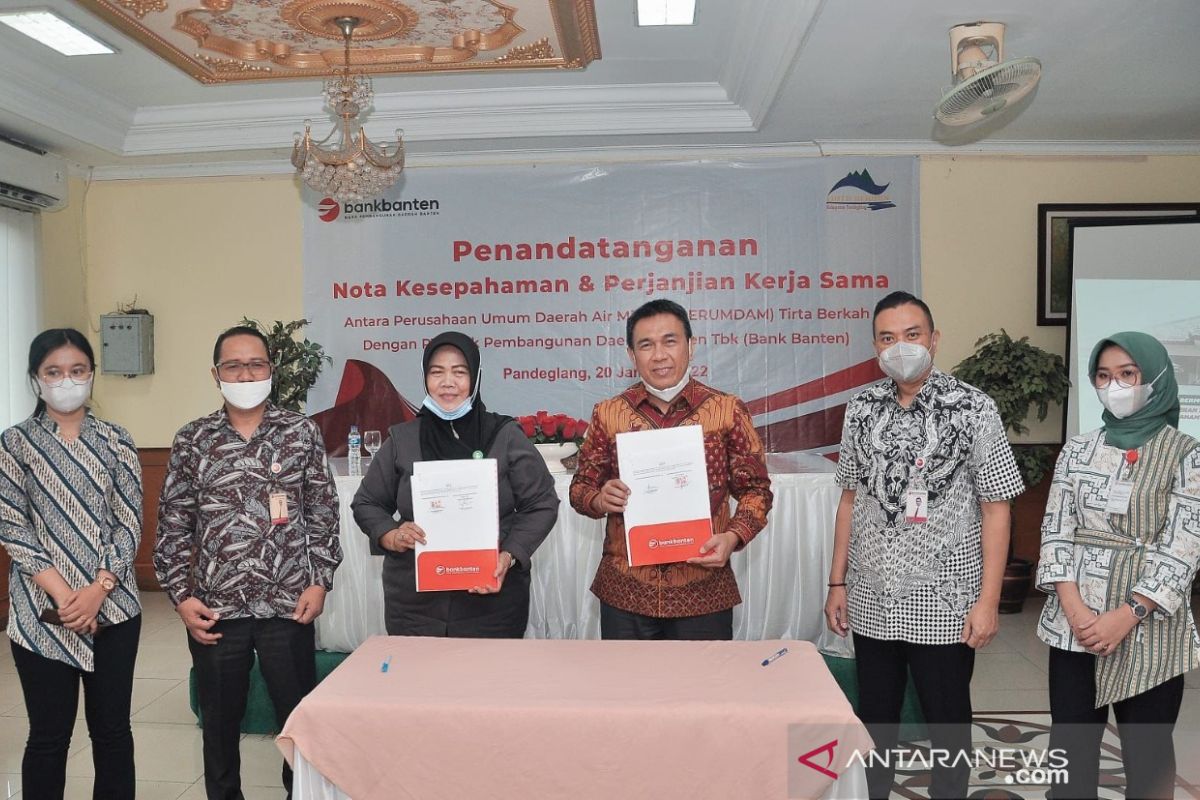 Bank Banten mulai kerjasama dengan Perumdam Tirta Berkah Pandeglang