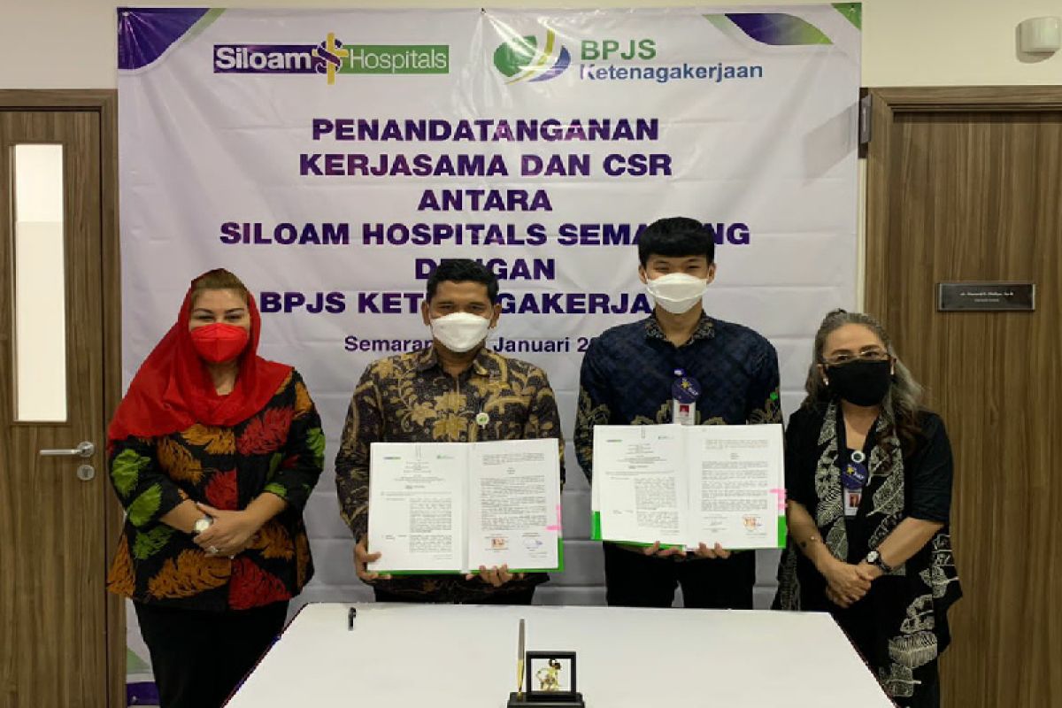 BPJAMSOSTEK - RS Siloam beri perlindungan ke pekerja rentan di Semarang