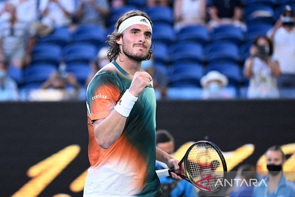 Tsitsipas kunci laga semifinal ketiga kalinya di Australian Open