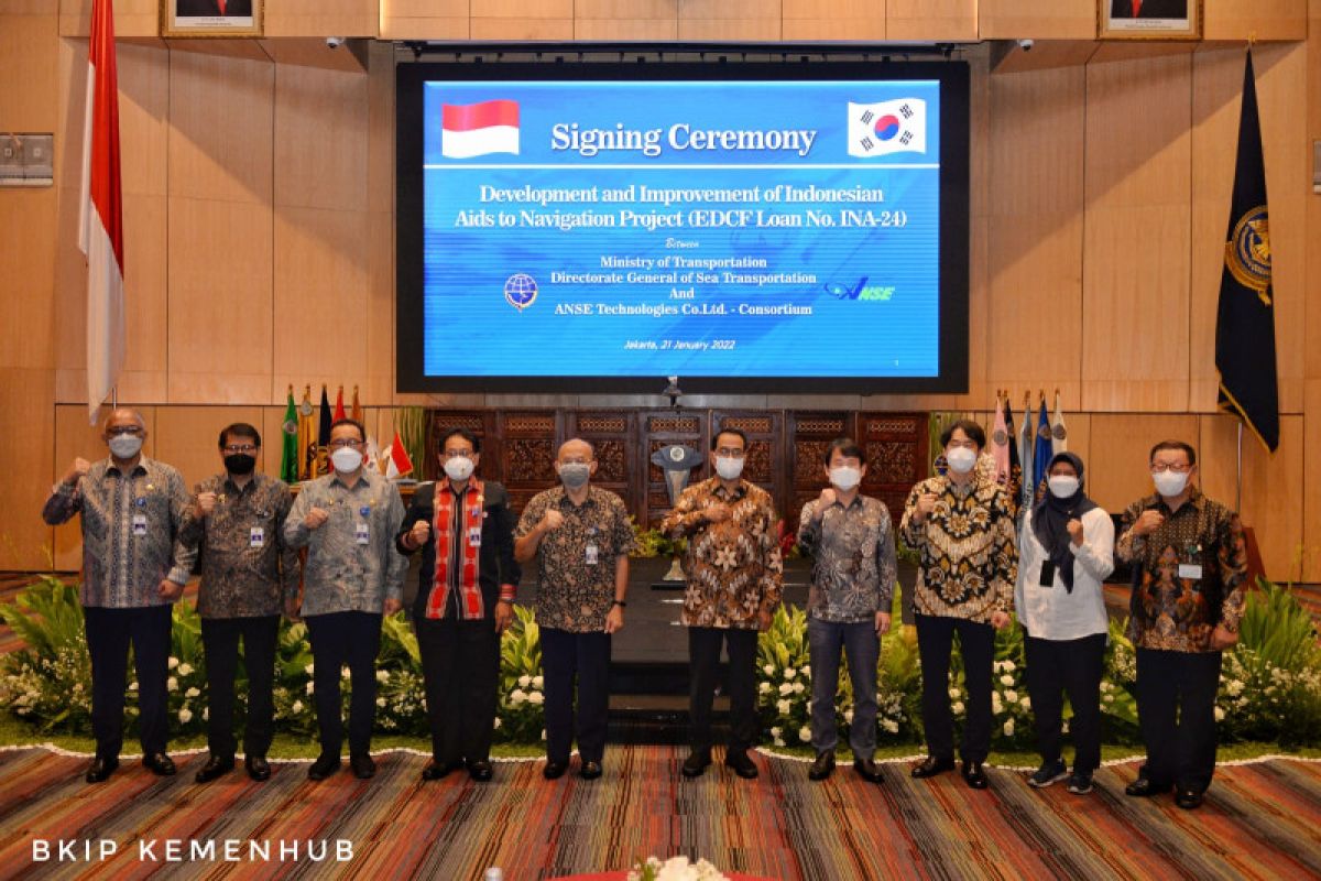 Indonesia dan Korea Selatan kerja sama bangun menara suar dan rambu suar