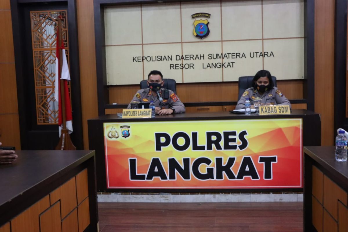 Kapolres Langkat instruksikan jajarannya bertindak secara profesional