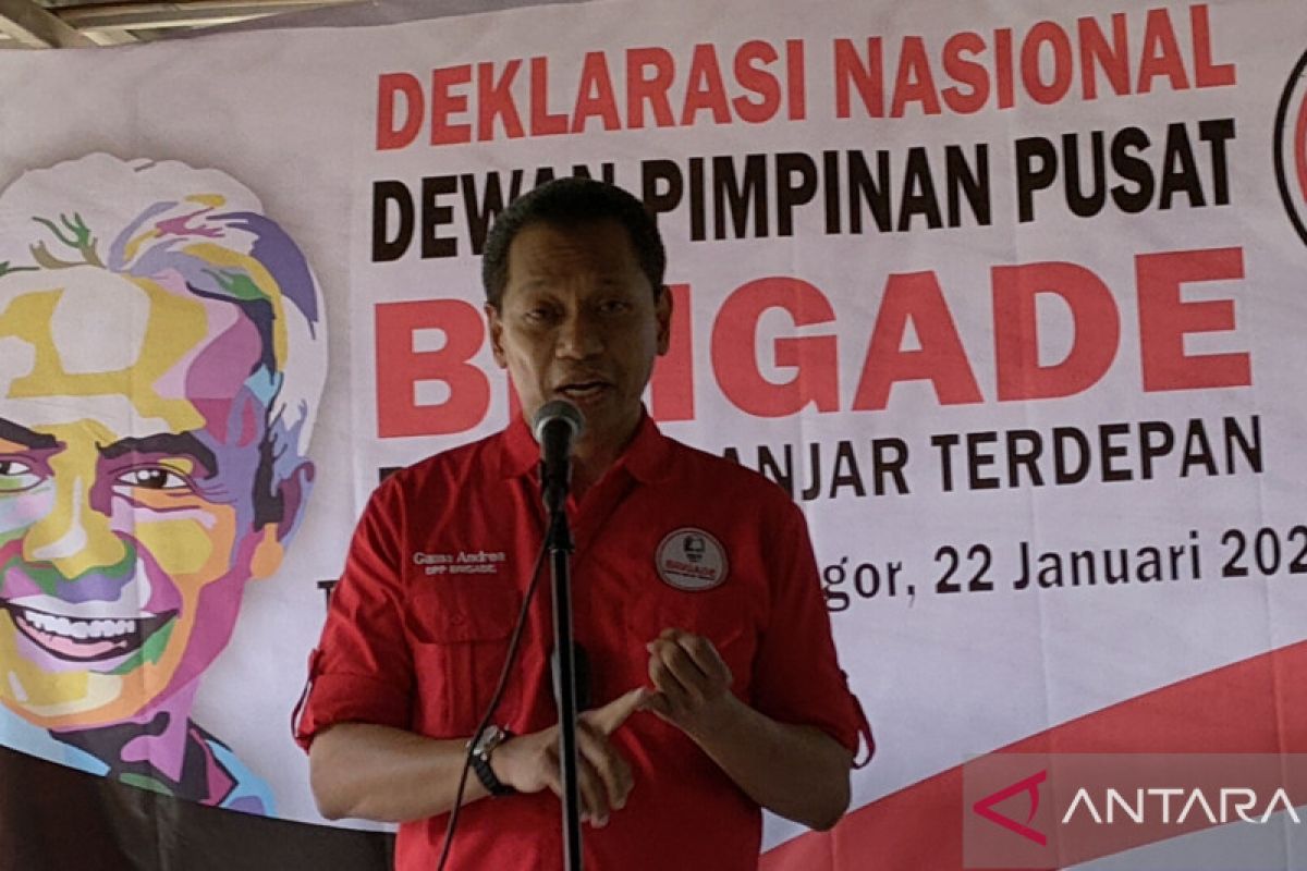 Brigade dukung Ganjar Pranowo maju di Pilpres 2024