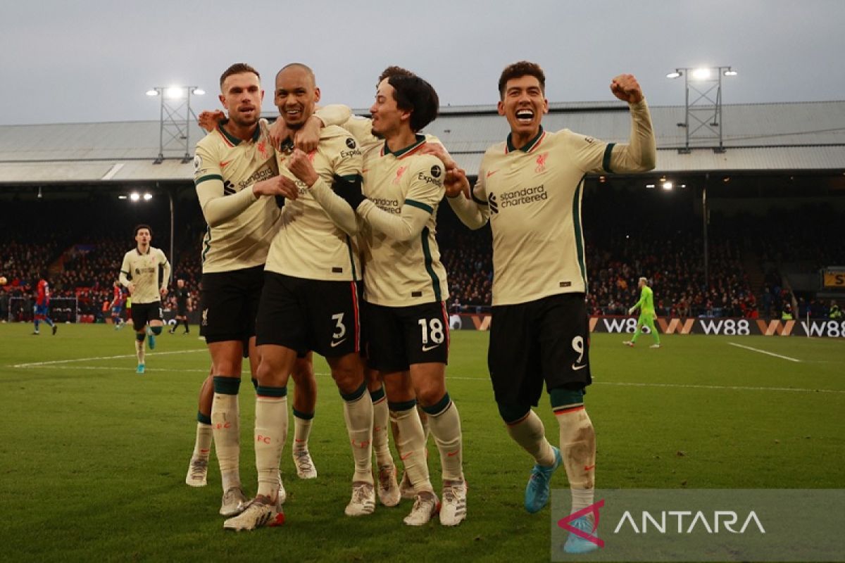 Liga Inggris - Liverpool gilas Crystal Palace 3-1