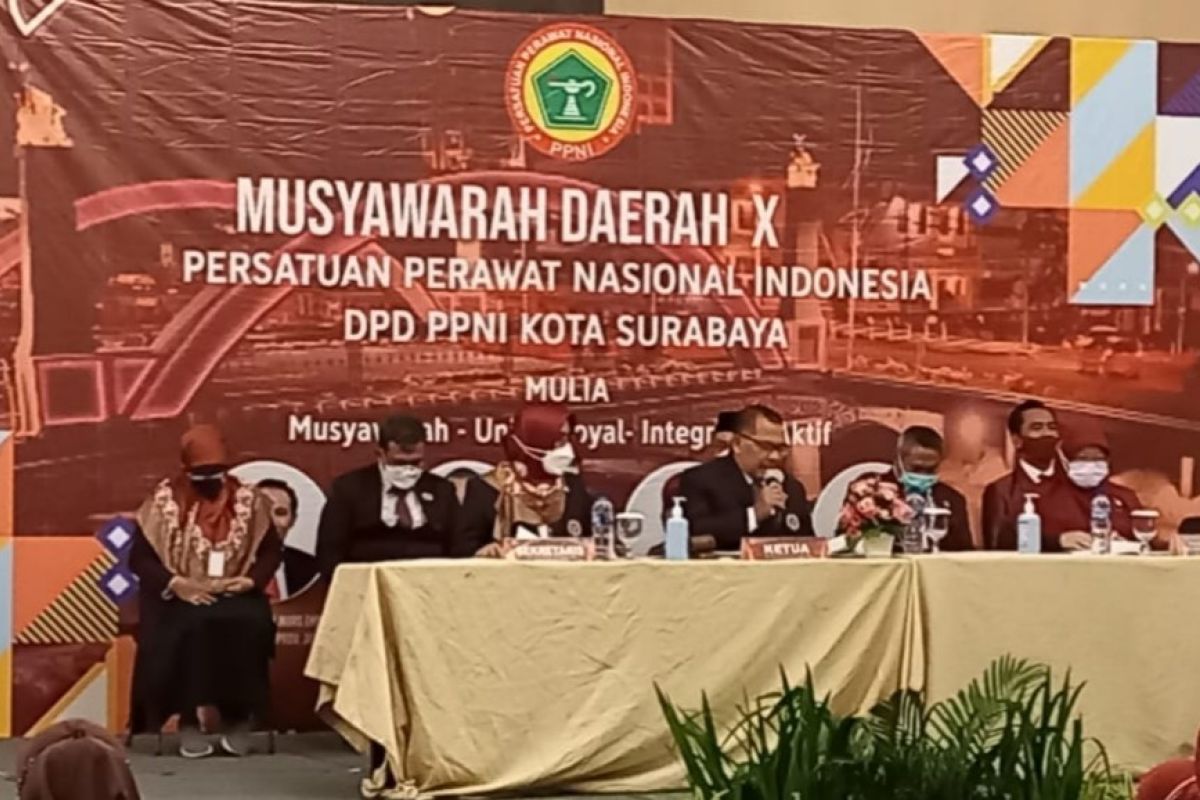 Nuh Huda terpilih sebagai Ketua PPNI Kota Surabaya periode 2022-2027