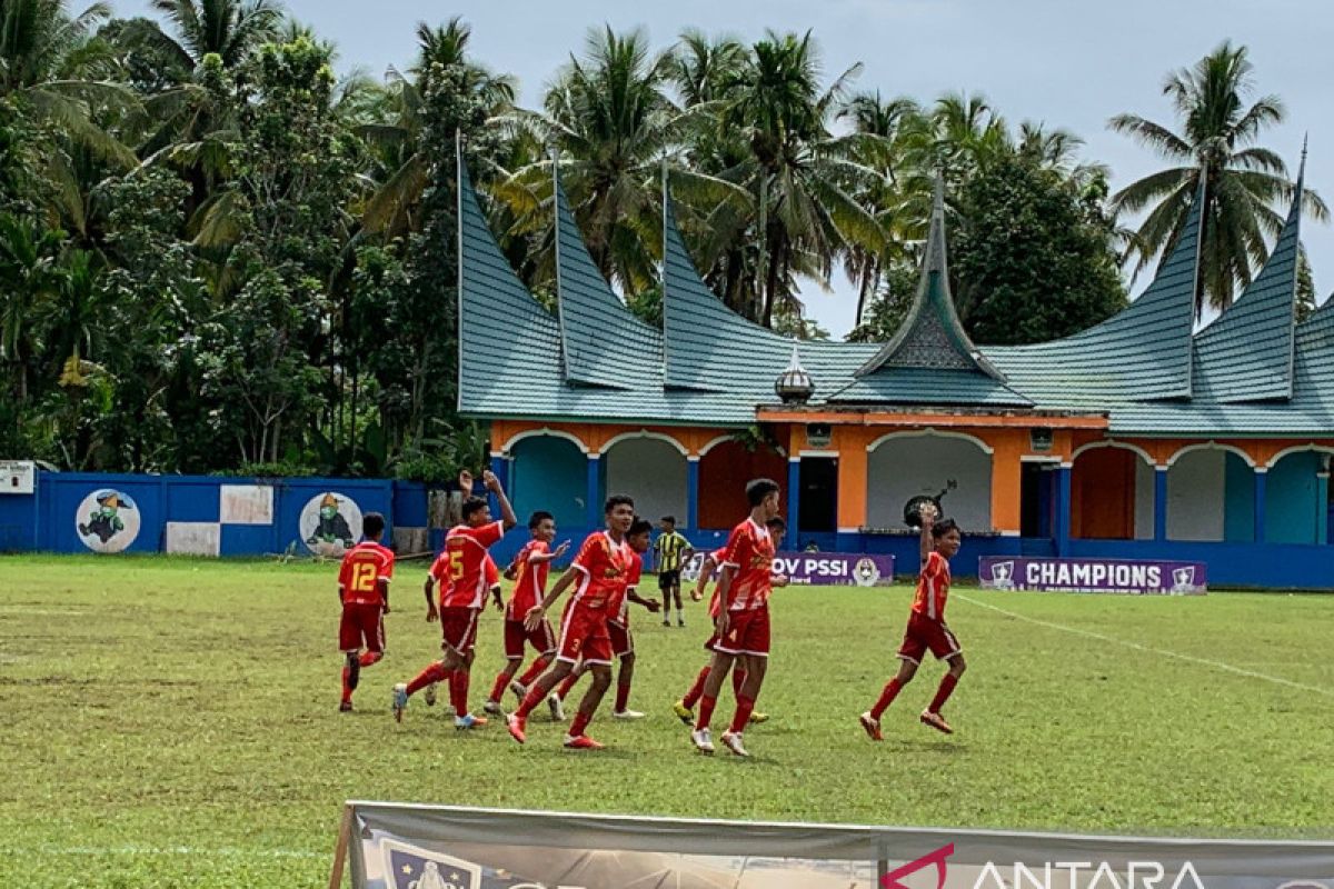 Tim Machudum's juarai Piala Soeratin U-13 zona Sumbar