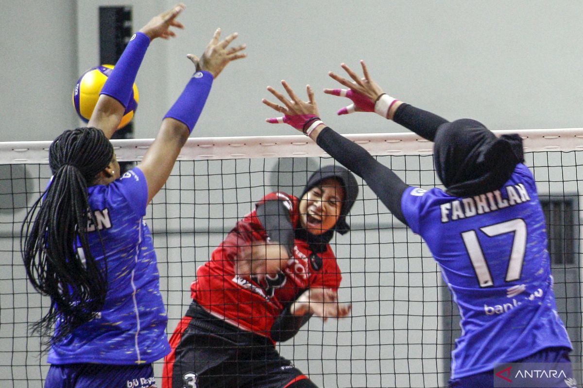 Klasemen sementara Proliga 2022 memasuki pekan terakhir putaran I